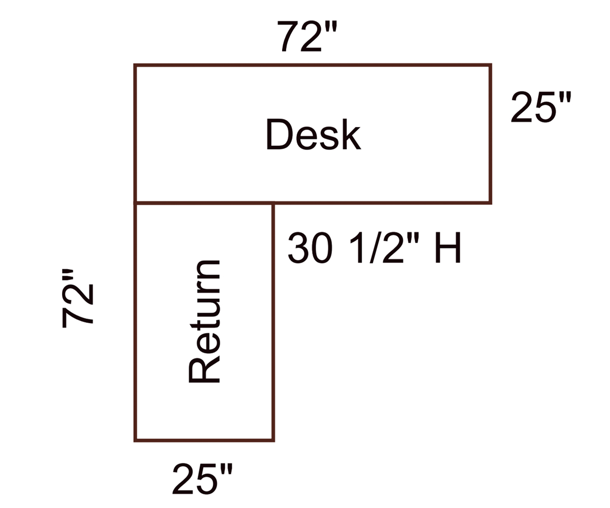 Arlington L-Desk With Hutch - Image 5